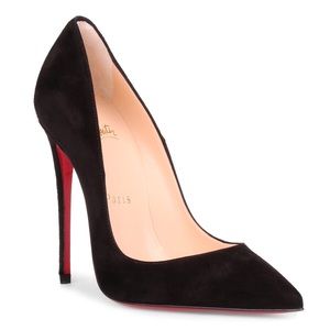 So Kate Christian Louboutin Black Suede 35.5
